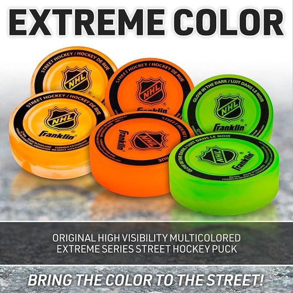 Franklin Games Franklin Sports Nhl Street Hockey Pucks 3 Pack Multi
